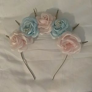 Mermaid flower crown